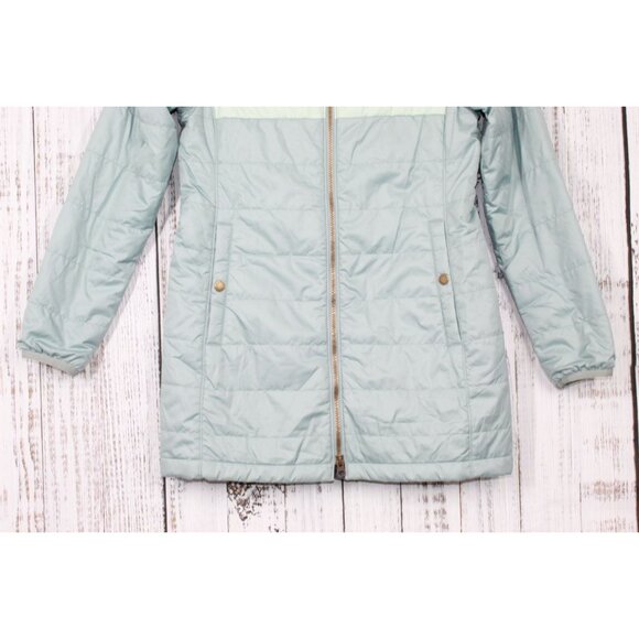 LL Bean Mountain Classic Puffer Coat Colorblock Blue Size XXS Pet - Picture 3 of 9